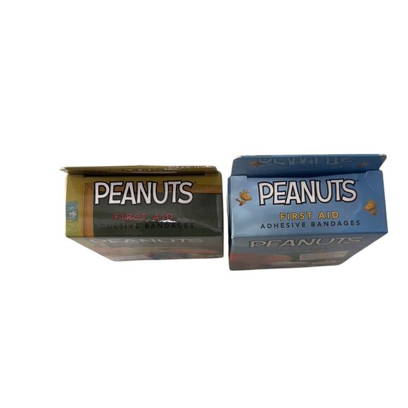 Peanuts Bandages 2 Boxes Band Kids Flexible First Aid Charlie Brown Snoopy New - Picture 6 of 6